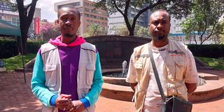 Tevin Mutua and Samuel Kinyua