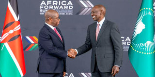 William Ruto and Julius Maada Bio
