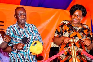 Oburu Oginga and Gladys Wanga
