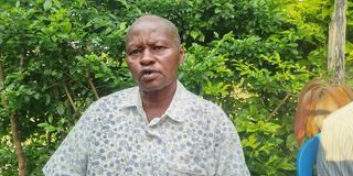 Josephine Cheboi, the mother of the slain Nakuru businessman Kenneth Toroitich Kiplabat. 