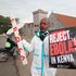 Ebola protest