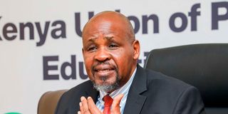 Kuppet Deputy Secretary-General Moses Nthurima