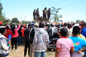 Ebola protest