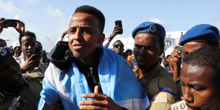 Somali referee Omar Abdulkadir Artan
