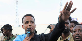 Somali referee Omar Abdulkadir Artan