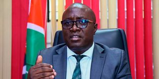 Former Nairobi County Government chief officer Patrick Analo Akivaga. 