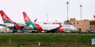 Kenya Airways planes