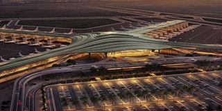 Design renders of what JKIA will look like after the airport is upgraded. 