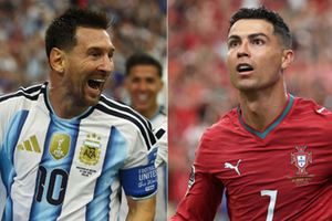 Lionel Messi and Cristiano Ronaldo