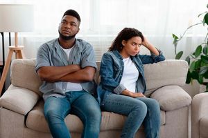 sad couple