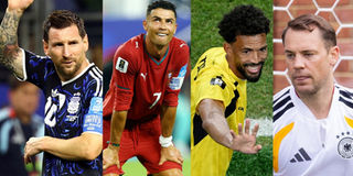 Lionel Messi, Cristiano Ronaldo Josimar José Évora Dias a.k.a Vozinha world cup
