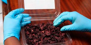 Hibiscus flower products