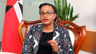 Principal Secretary for the State Department for Diaspora Affairs Roseline Njogu