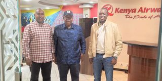 Fred Matiang'i, Simba Arati and Junet Mohamed
