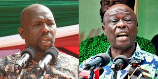 Kipchumba Murkomen and Rigathi Gachagua
