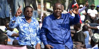 Fred Matiang’i and James Orengo