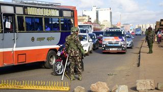 Saba Saba roadblocks