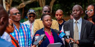Friends of City Park Board Secretary Cynthia Wambua