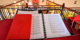 hymn book 