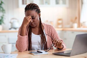 stressed woman
