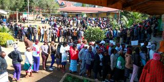 Ol Kalou voters