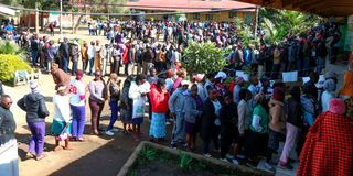 Ol Kalou voters