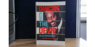 Cover of the book ‘Dancing with the Devil’ by Prof Stephen Kiama