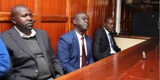 Okoth Obado in court guilty 