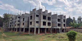 Stalled projects developed by Nyumbani Concepts Limited.The project is named Nyumbani Heights.