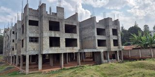 Stalled projects developed by Nyumbani Concepts Limited.The project is named Nyumbani Heights.