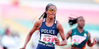 Kenya Police athlete Millicent Ndoro