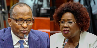 Aden Duale and Alice Wahome