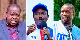 Kalonzo, Matiang'i, Sifuna