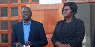 Oyugi Magwanga and Gladys Wanga