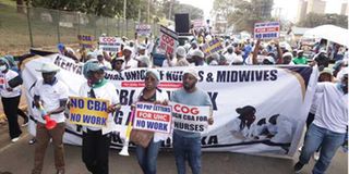 Nurses protest 