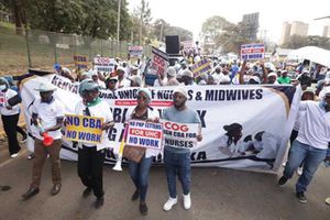Nurses protest 