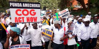 Nurses protest 