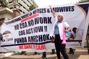 Nurses strike