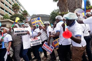 Nurses strike