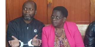 Rose Mbithe Mulwa and her son Chris Mulwa 