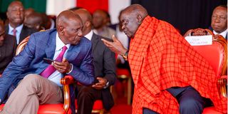 William Ruto and Oburu Odinga