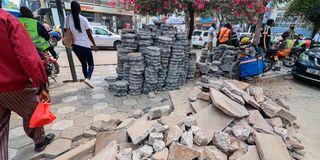Paving stones