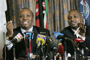 Nick Mwendwa and Kirimi Kaberia 