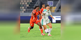 Harambe Starlets foward Marion Serenge 