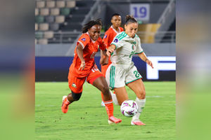 Harambe Starlets foward Marion Serenge 