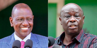 William Ruto and Rigathi Gachagua