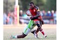 Kenyatta University’s Blak Blad player Brian Shile 