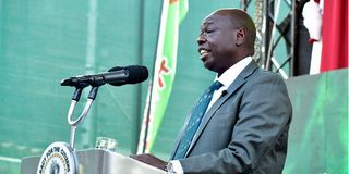 DCP Party Leader Rigathi Gachagua