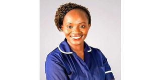 Catherine Maina, a Kenyan nurse based in the UK.