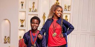 Siblings Barry Hawi Kaloki and Zuri Kaloki 